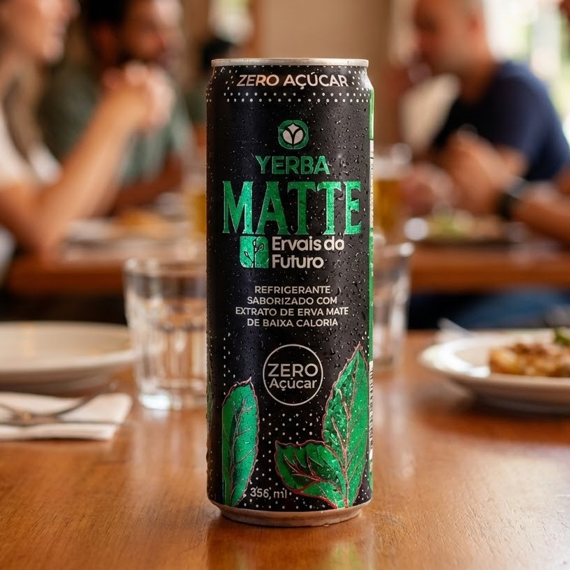Refrigerante Yerba Matte ZERO Lata 355ml - Refrescância com a Energia ...