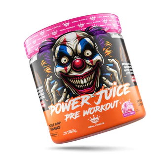 PRÉ TREINO POWER JUICE 350g - Beta Alanina, Arginina, L-alanina, Taurina, Cafeina, L-Carnitina, Tirosina - Real Force