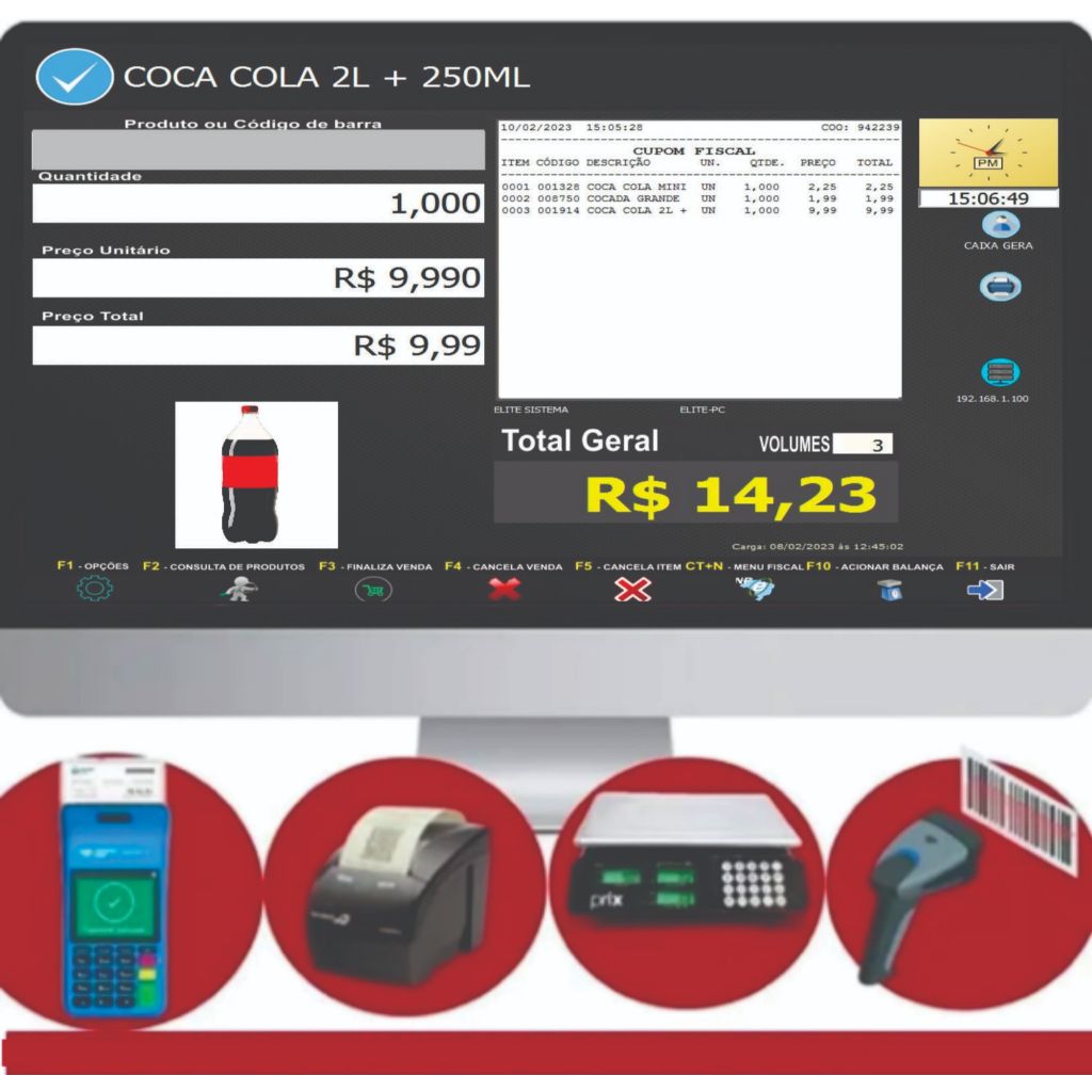 Pendrive Sistema  Programa para Mercado Padaria Lojas com fi