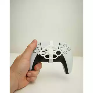 Mini Volante Para Controle Playstation 5 Ps5 Adaptador BrancoMini Volante Para Controle Playstation 5 Ps5 Adaptador Bran