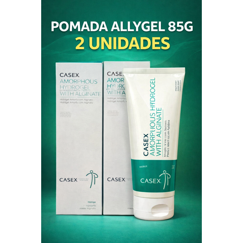 Kit C/ 2 Pomadas Hidrogel com Alginato 85g - Casex | Shopee Brasil