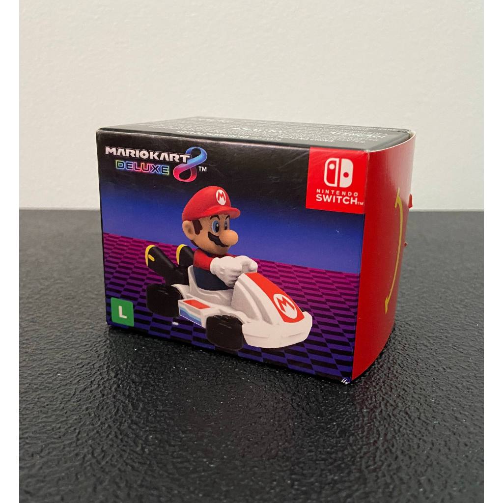 Boneco miniatura Mario com caixinha - Mario Kart Deluxe - Mc Donald's 2024 em Oferta na Shopee