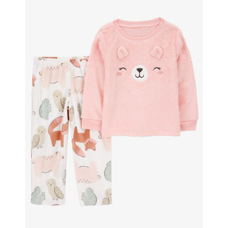 Conjunto Fleece Carter's Ursinho Rosa - Tamanho 3 anos em Oferta na Shopee