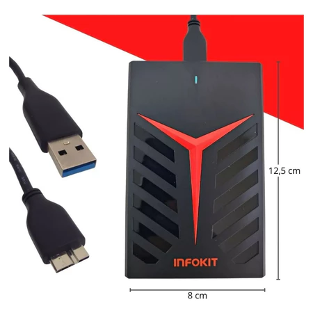 HD Externo 500gb PS4 Xbox e Console Portátil com USB 3.0 com Garantia e nota fiscal