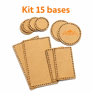 Base em Mdf para Kit bebê - Kit Diversos Tamanhos 15 Un em Oferta na Shopee