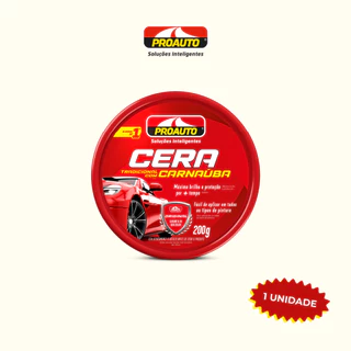 Cera ProAuto – Automóveis – Para Proteção – Brilho Duradouro – Carnaúba 200g