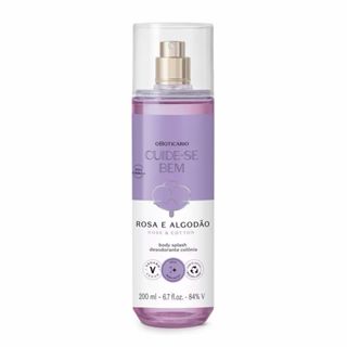 Body Splash Rosa e Algodão Cuide-se Bem – Sua Pele Exalando Carinho em Oferta na Shopee