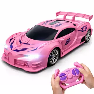 Brinquedo Carrinho de Controle Remoto Rosa Recarregável Esportivo Rápido Lamborguini Ferrari em Oferta na Shopee