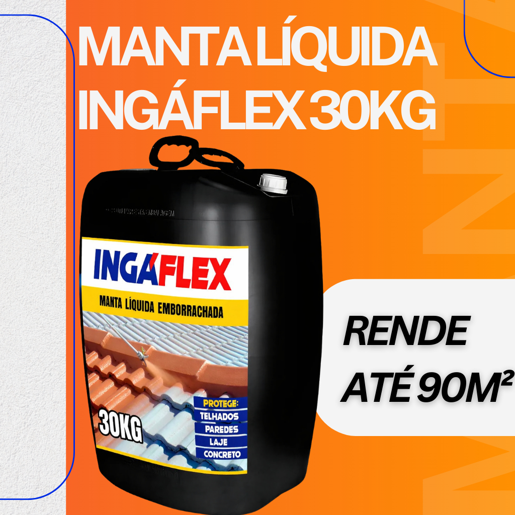 Manta Líquida Ingáflex Profissional Para Telha Fibrocimento Concreto e ...