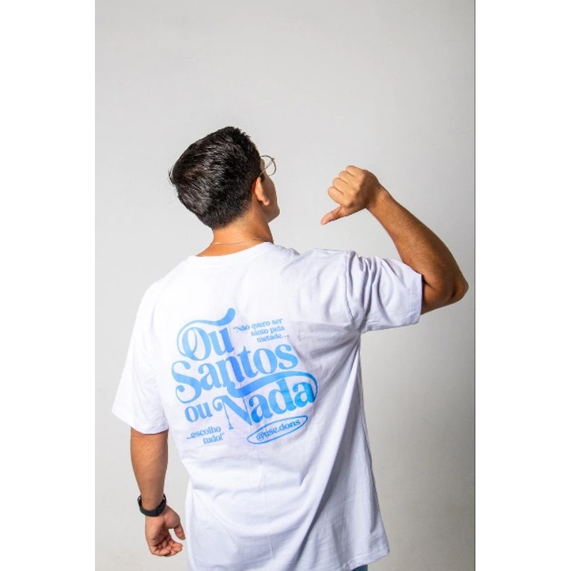 Camiseta Ou Santos ou Nada 🔥 ( UseDons Oficial )