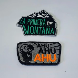Kit Patches Bordados Legendários (2 un) | 9 cm | Ahu ahu ahu + La Primera Montaña
