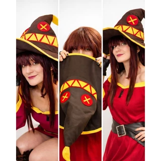 Megumin KonoSuba: God's Blessing on This Wonderful World! Acessórios decorativos Cosplay Artesanal Premium