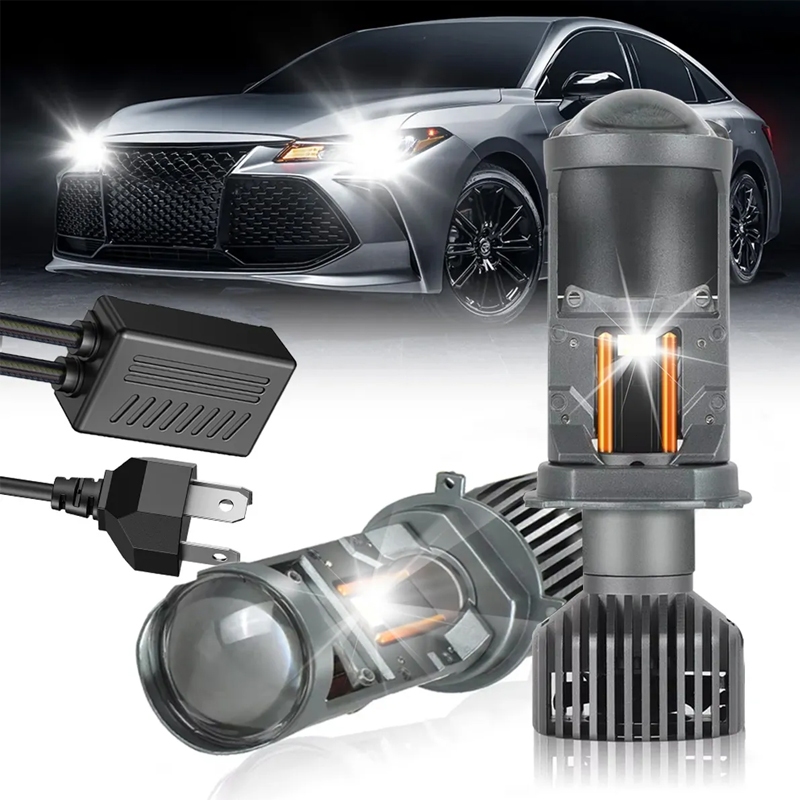 Par Ultra Led Lãmpada Mini Projetor H4 H7 headlight 40000lm 300w 12/24v à prova d'água em Oferta na Shopee
