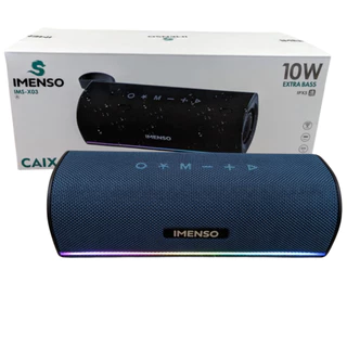 Caixa De Som Portátil Bluetooth Imenso 10w em Oferta na Shopee
