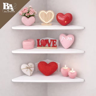Kit 3 Prateleiras Organizadoras De Canto em Oferta na Shopee