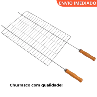 Grelha para Churrasco – Carne, Peixe, Parrilha, Camping, Fácil de Limpar Madefer Inox