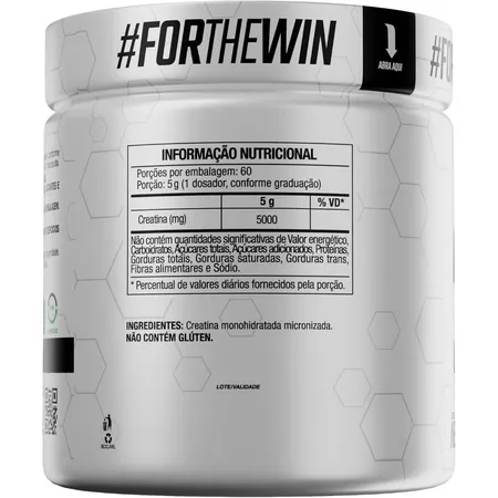FTW Creatina Monohidratada Pura Ultramesh® Pote 300g Ultra fina Micronizada Mesh - Vista 5