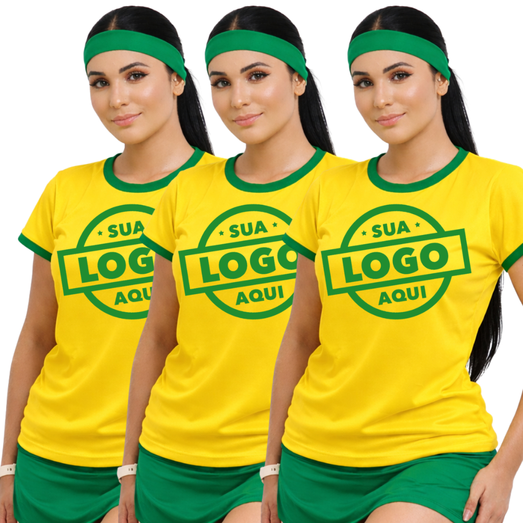 Kit 3 Camisa Brasil Camiseta do Brasil Seleção Brasileira Torcida Brasil Amarela Patriota Torcedor em Oferta na Shopee