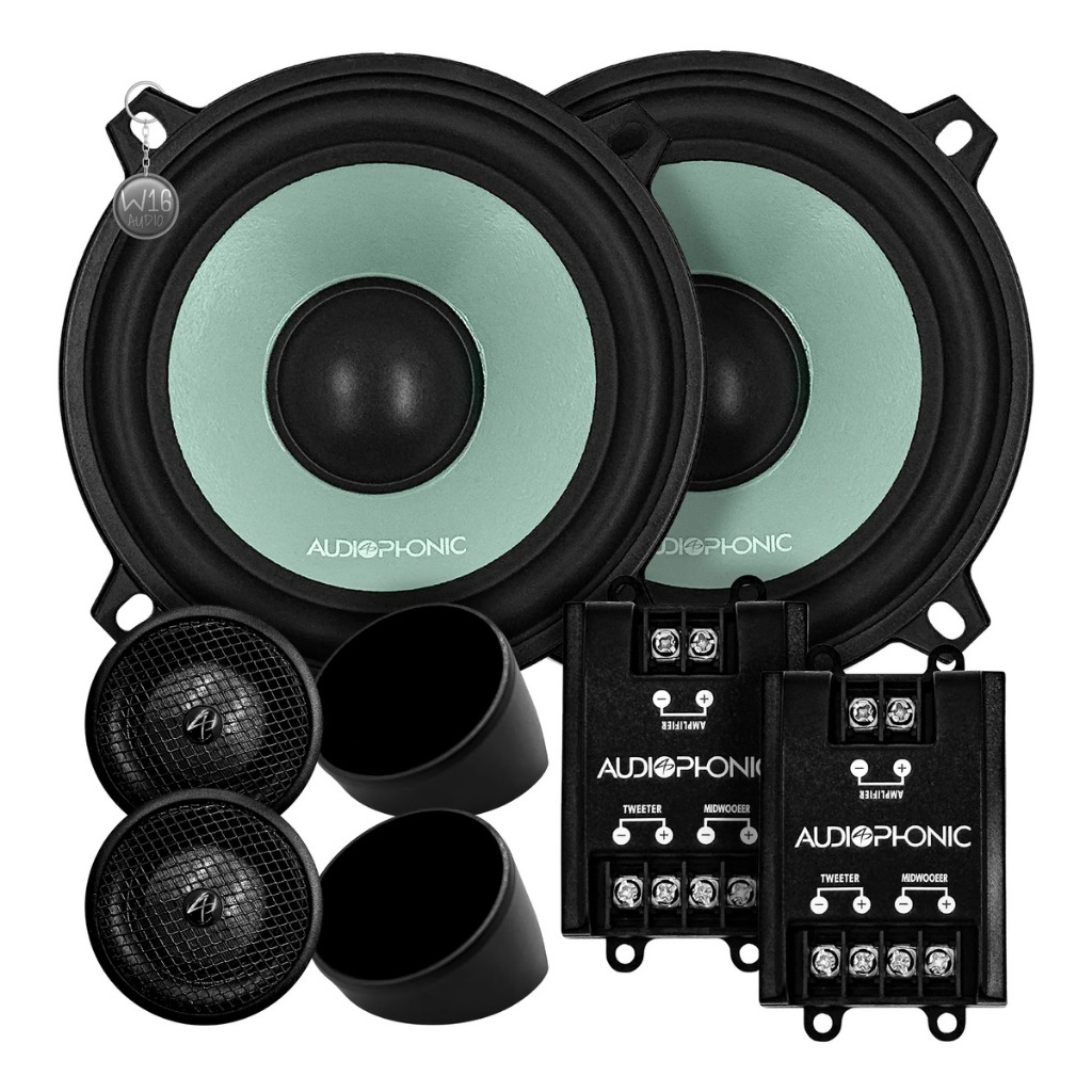 Alto Falante Kit Duas Vias Audiophonic Ks 525 V2 5 Polegadas 140w ...