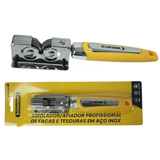 Afiador de Facas Amolador Profissional De Facas e Tesouras Em Aço Inox Bomvink BOM-1549 em Oferta na Shopee