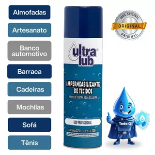 Impermeabilizante para Tecidos Ultra Lub 325ml – Proteção para Tênis, Sofá e Artesanato em Oferta na Shopee