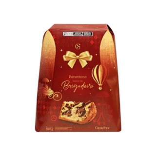 Panetone com Recheio de Brigadeiro 580g Cacau Show em Oferta na Shopee
