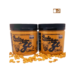 Pasta De Amendoim Integral 1kg Do Zé Feita Na Hora Combo 2un