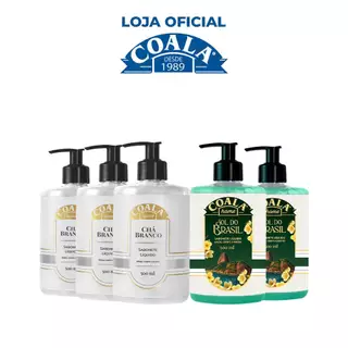 Kit 5 Unidades Sabonete Líquido Coala Home -2 Sol do Brasil + 3 Chá Branco em Oferta na Shopee