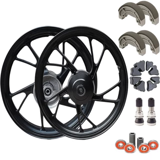 Rodao Roda Liga Leve Pé De Galinha Cg Titan Fan Ks 150 160 Start Cargo Freio A lona E Tambor Preto em Oferta na Shopee