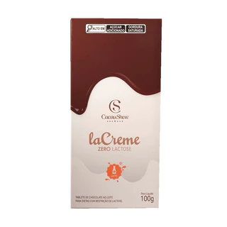 Barra Lacreme Zero Lactose 100g Cacau Show em Oferta na Shopee