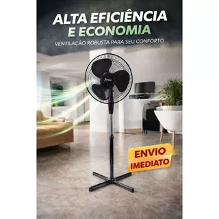Ventilador Coluna 130cm Ajuste De Altura e Inclinação Com 3 Velocidades 110v Forte Silencioso em Oferta na Shopee