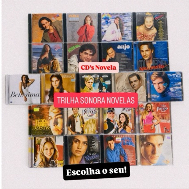 SEBO] CD'S - Trilha Sonora - Novelas - Escolha o Seu