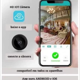 Mini Câmera Espiã A9 WiFi 1080P – Ultra Discreta em Oferta na Shopee