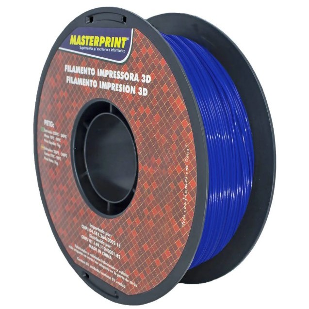 Filamento PETG 1kg 1,75mm MASTERPRINT para Impressora 3D – Alta ...
