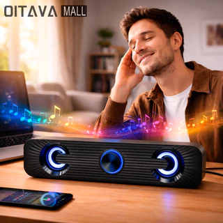 Caixa De Som Soundbar Subwoofer Speaker Bass Led Aux P2 Usb Home Theater