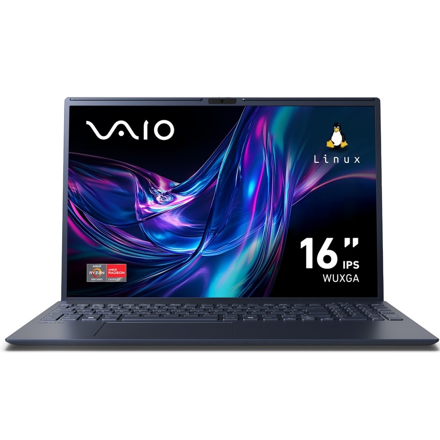 Notebook VAIO FE 16 AMD Ryzen 7 5825U, Linux, 8GB RAM 256GB SSD 16" WUXGA IPS - Cinza Grafite