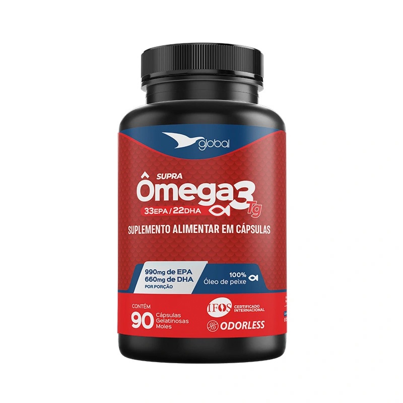 SUPRA ÔMEGA 3 TG 33 EPA/22 DHA – 90 Cápsulas