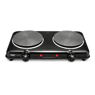 Fogão Elétrico 2 Bocas Elgin 2000W Portátil com Aquecimento Rápido Excelente para Camping e Obra em Oferta na Shopee