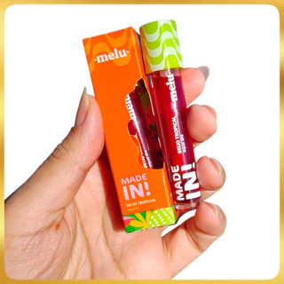 Aqua Tint Beijo Tropical Made In Melu Lábios E Blush em Oferta na Shopee