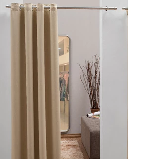 Cortina Para Provador De Roupas Blackout  - 1 40  x 2 00 - (largura x altura) Folha única em Oferta na Shopee