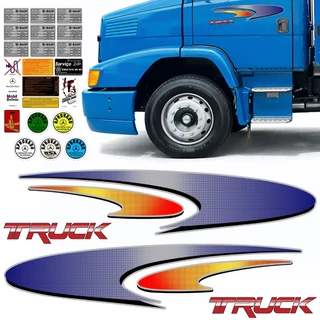Kit Adesivo Faixa Lateral Porta Caminhão Mb 1620 Truck 2004 em Oferta na Shopee