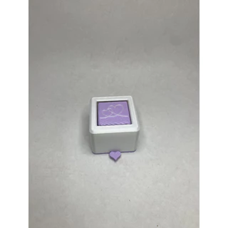 Caixa de aliança- Sofisticada e com puxador- 3D Porta aliança- anel