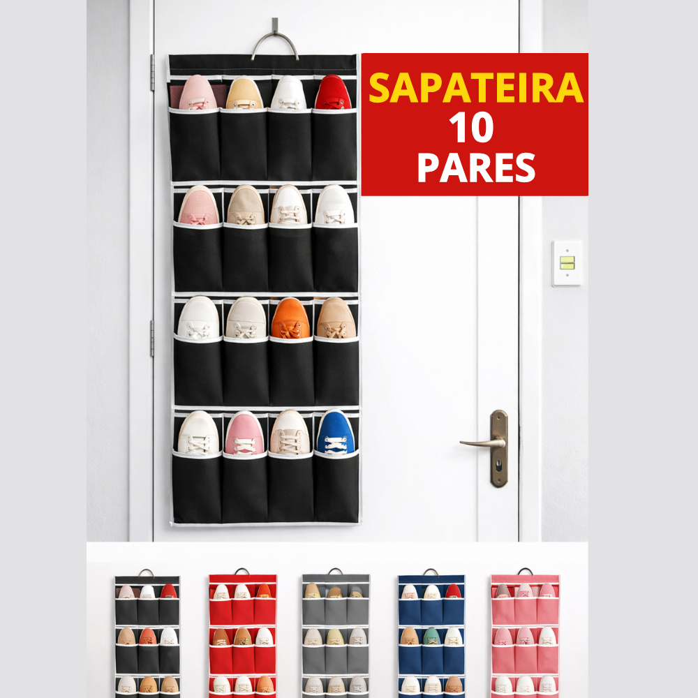 Sapateira de Porta Parede Divisórias Individuais Organizador de Sapatos ...