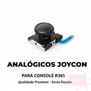 Analógico Reposição para R36S, R35S, R36H, RG353V - Anti-Drift Premium (Compatível com Joy-Con) em Oferta na Shopee