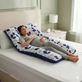 Travesseiro Gestante De Corpo Gravida Almofada Amamentação em Oferta na Shopee