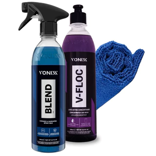 Cera Blend Spray Carnauba Vonixx Shampoo V-floc Toalha Microfibra 40x40