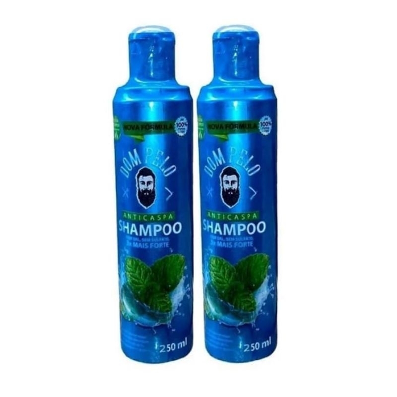 kit 2 Shampoo Anticaspas 3 em 1 Døm Pelo BARBA, CABELO | Shopee Brasil
