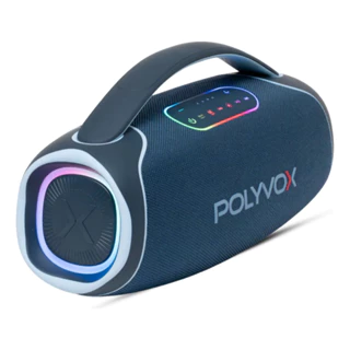 Caixa de Som Boombox Polyvox XB-2 140W Bluetooth com Show de Luzes RGB e Bateria 15h em Oferta na Shopee