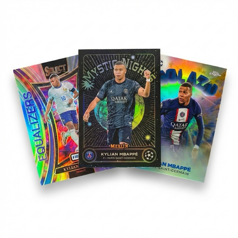Card Kylian Mbappe - PSG - Real Madrid - Panini / Topps Merlin