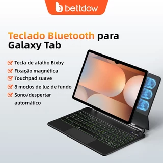 tablet não incluso Teclado BETTDOW para Samsung Tab S6 S7-S9FE 11 polegadas Teclado magnético suspenso com suporte para em Oferta na Shopee